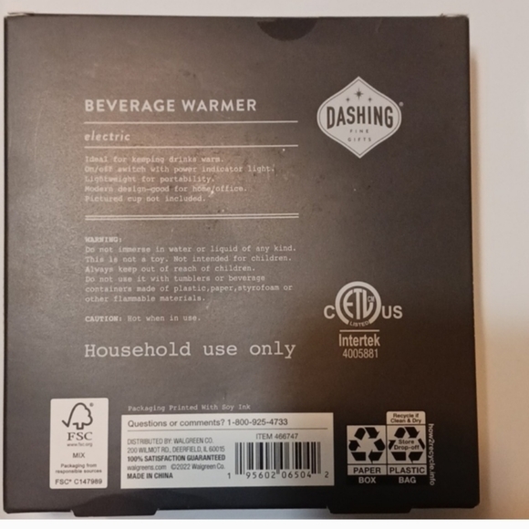 COPY - Dashing brand electric Warmer for beverages Cup not included☕️ NWOB - Picture 3 of 3